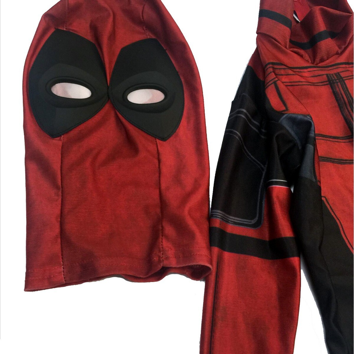 Kids Deadpool Costume Boys Halloween Cosplay Jumpsuit Bodysuits Accessories Gift