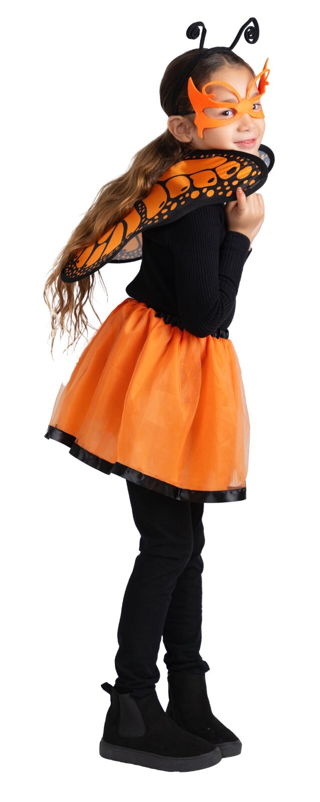 Dress Up America Butterfly Costume for Girls – Monarch Butterfly Wings for Kids