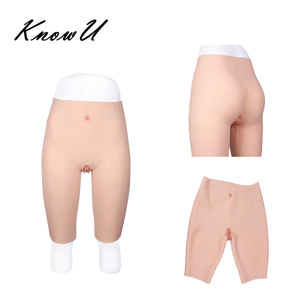Silicone Panty Fake Vagina Shorts Realistic Underwear Crossdressers Transgender