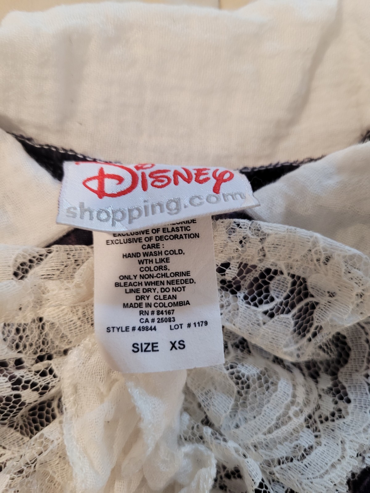 EUC Girl Pirate Disney Costume Original Elizabeth Swann