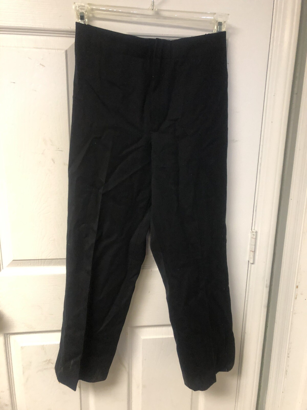 Vintage School Marching Band Uniform Black Pants Costume Suit Pants 30/28