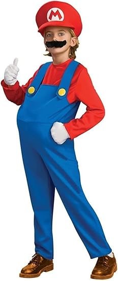 RUBIES SUPER MARIO MARIO BOYS HALLOWEEN COSTUME SIZE SMALL 883653