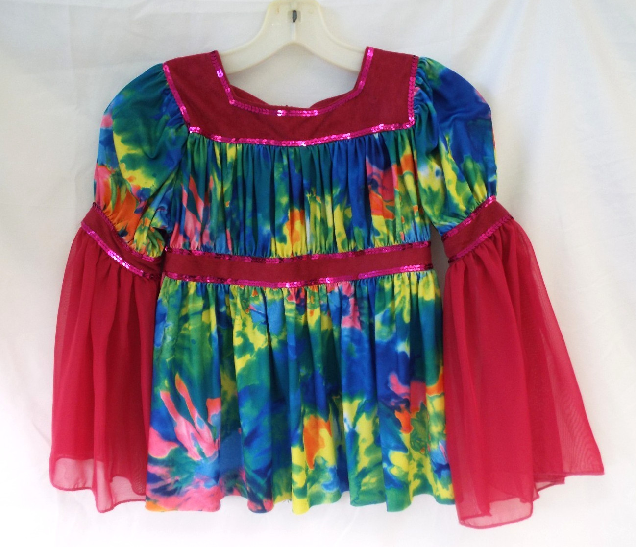 Chasing Fireflies Wishcraft Hippie Chick 4 Pc Costume Halloween Dress Up Size 8