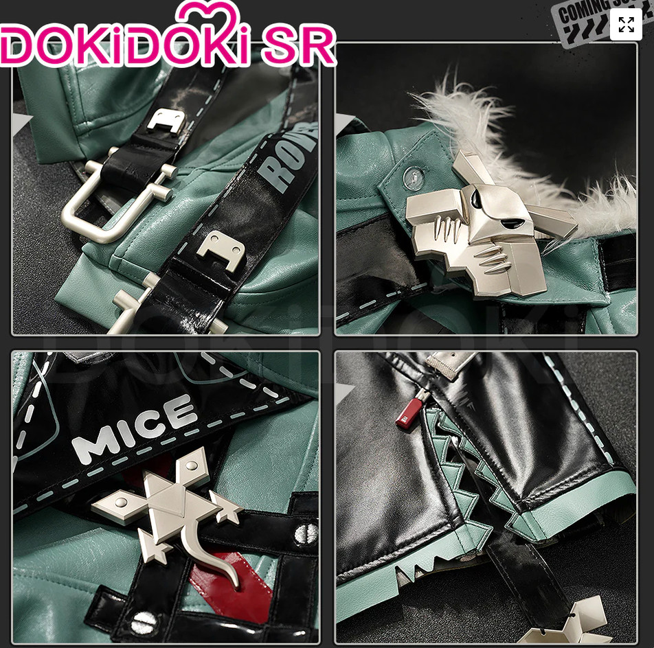 NEW Zenless Zone Zero Jane Doe Cosplay Costume Full Set Doki Doki SR