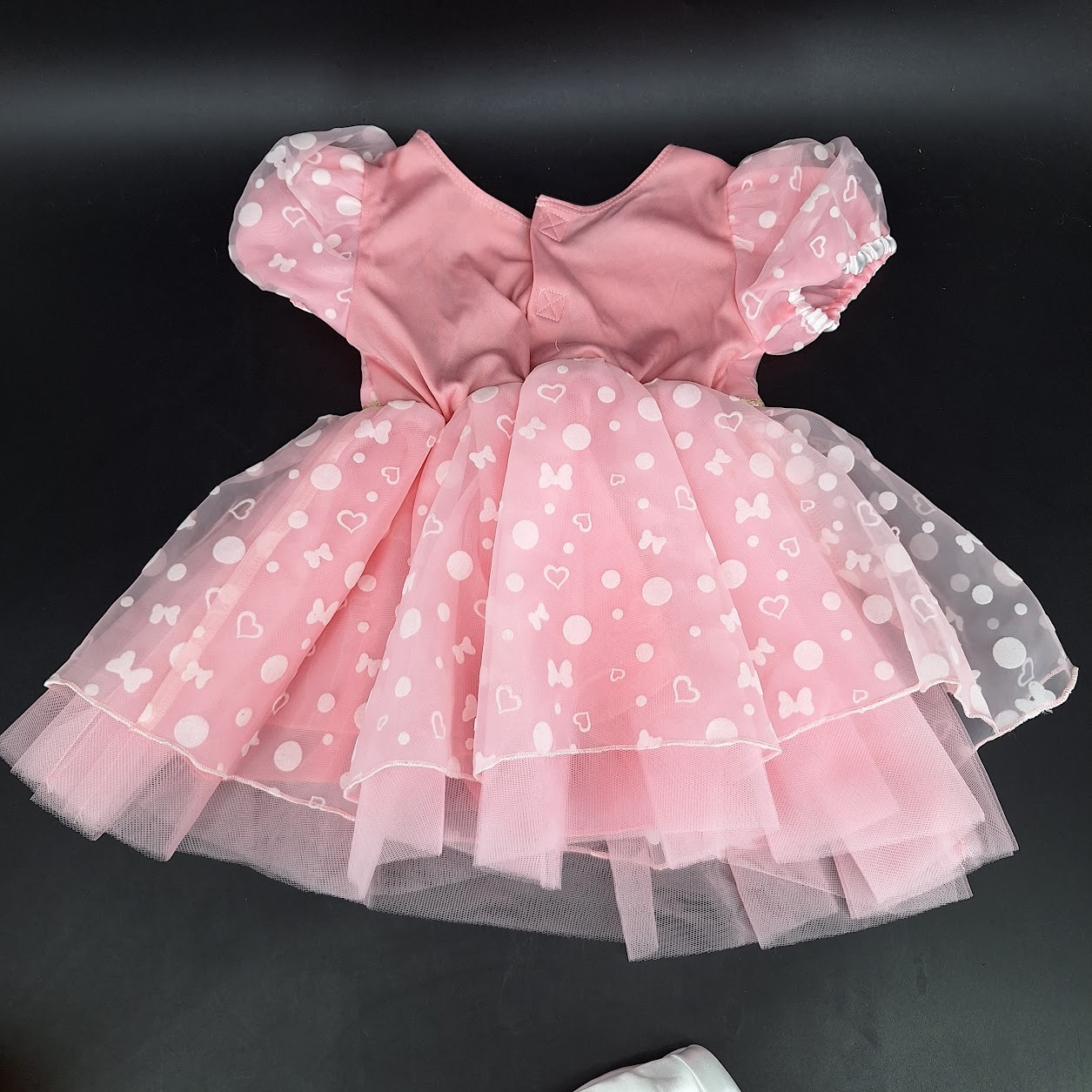 Disney Infant Girls Size 18-24 Months Minnie Mouse Costume Dress Pink & Gold