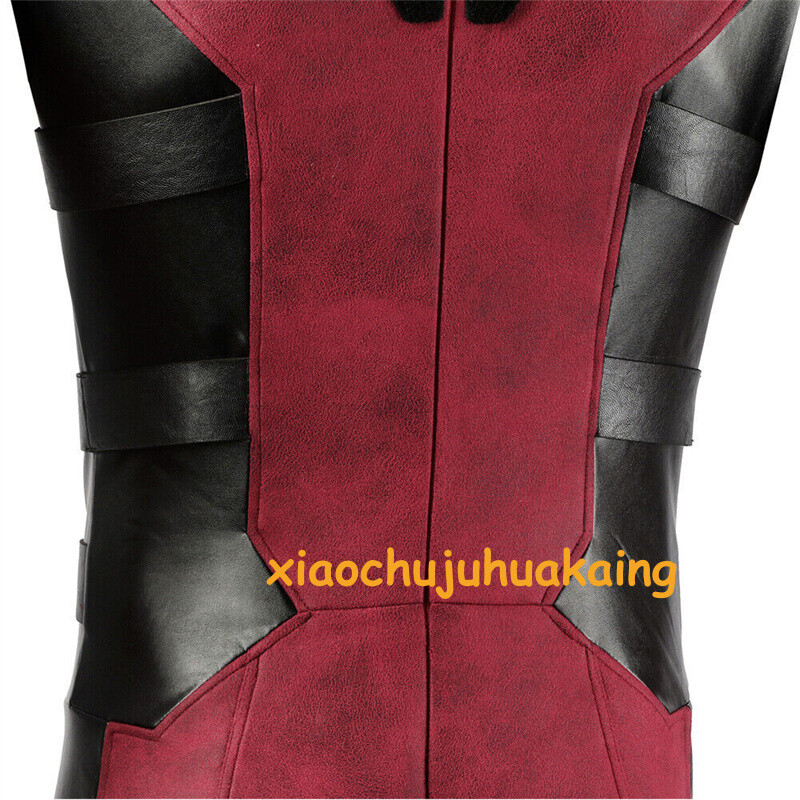 Deadpool 3 Wade Wilson Cosplay Costume Accessories Red Mask Belt Halloween Suit