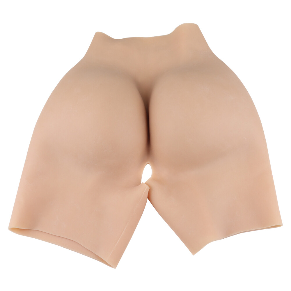 Silicone Short Pants Plump Butt Open Crotch Hip Up For Transgender Crossdresser