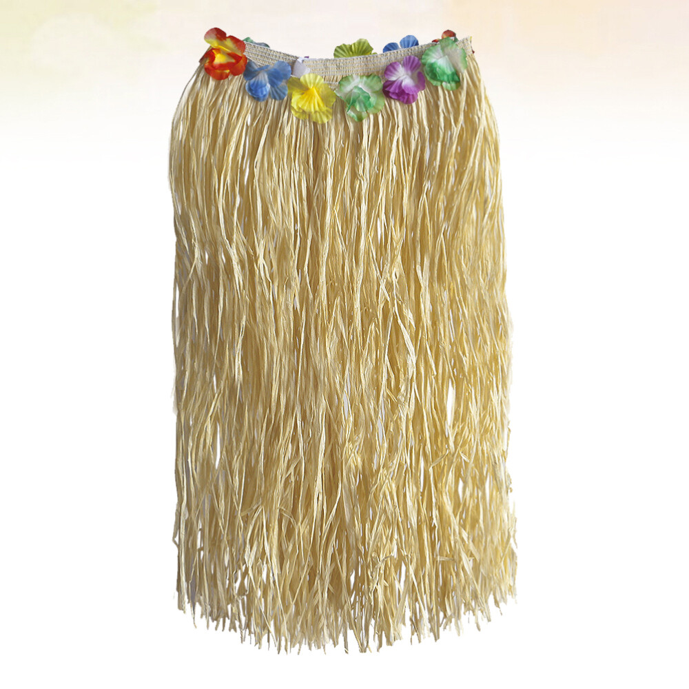 Luau Party Supplies Hula Grass Dance Skirt Flower Dress Hawaiian Costume