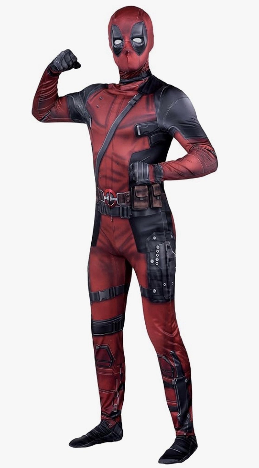 Deadpool Children’s Two-Piece Costume/Cosplay – Size Large New ￼