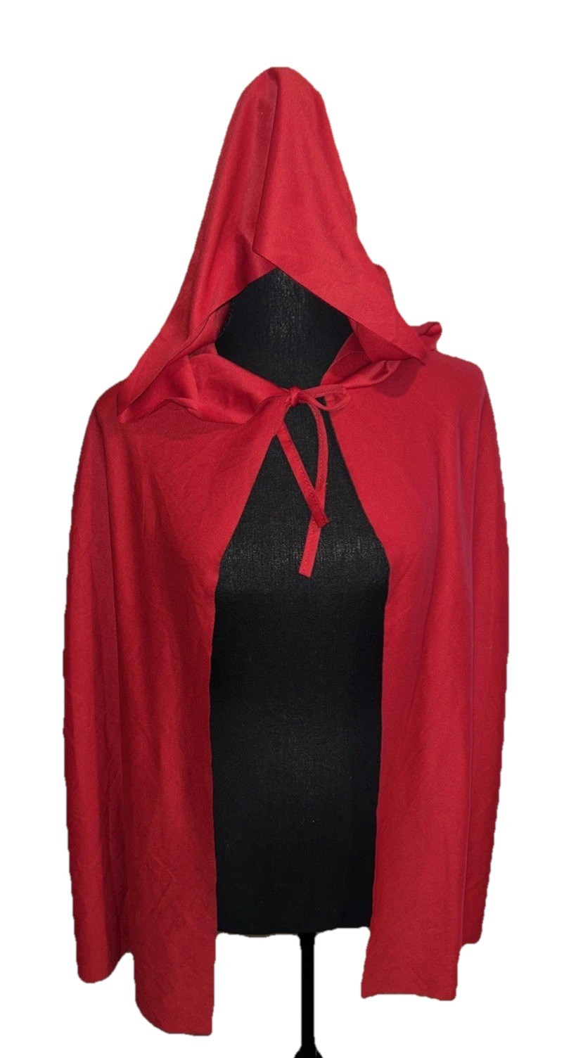100% Polyester Medium Red Riding Hood Costume Cosplay Unisex Halloween
