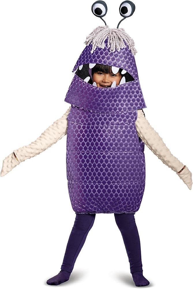 Disney Pixar Monsters Inc. Boo Deluxe Toddler Costume Purple M 3T-4T Halloween