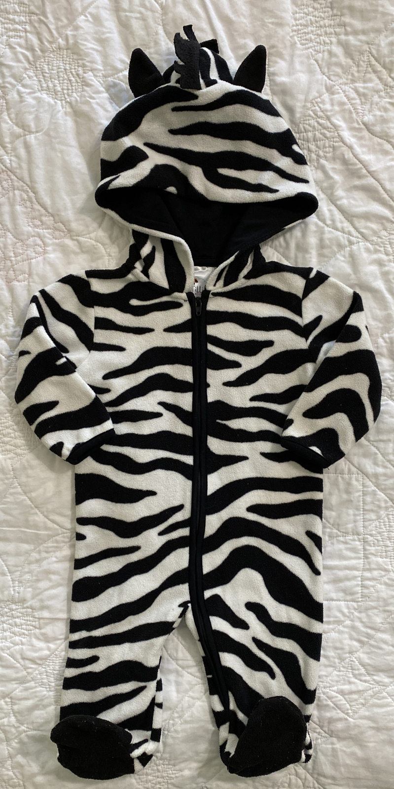 Tiny Tillia by Avon Infant Zebra One Piece Outfit Costume, 3-6 Months