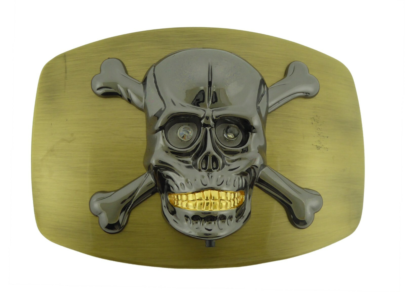 Skull Belt Buckle Gothic Tribel Halloween Costume Party Pirate Cross bones Women