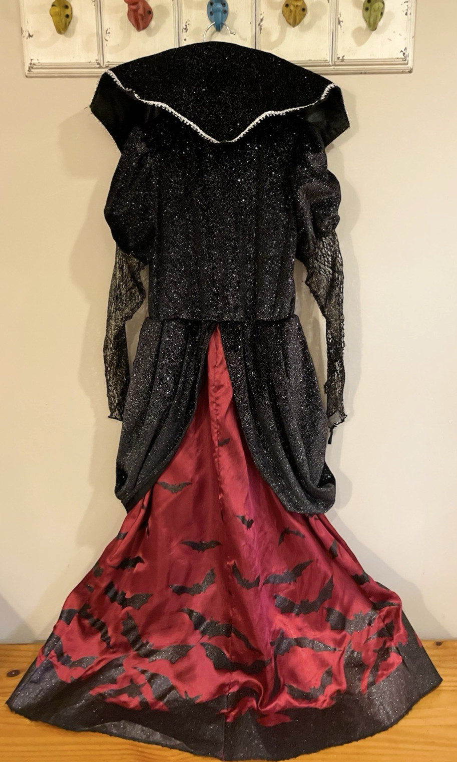 Chasing Fireflies Vampire Vampiress Batty Girls Halloween Costume Dress 8 Years