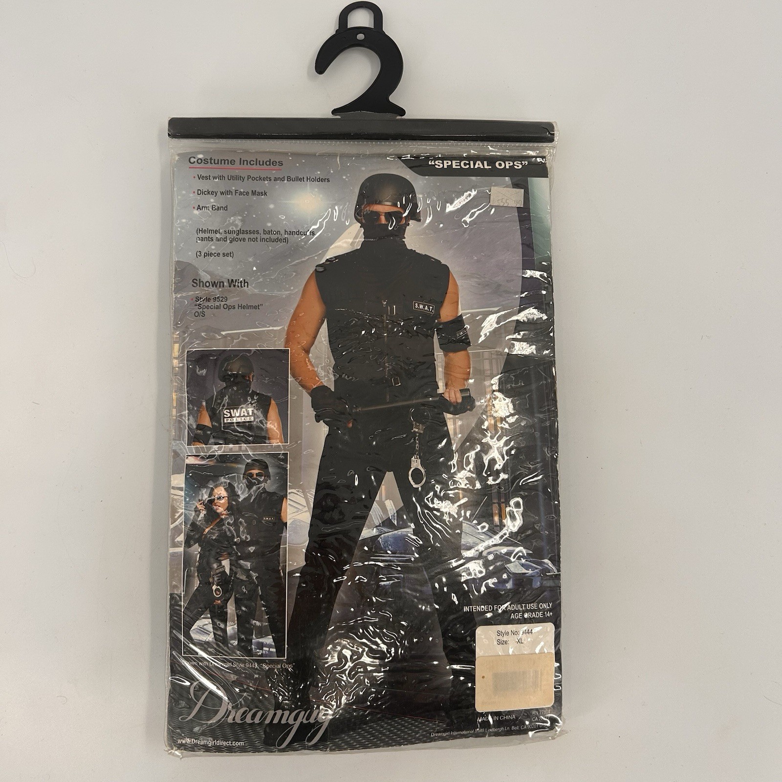 Dreamgirl Guy Special Ops Police Officer Swat Adult Mens Halloween Costume 9444