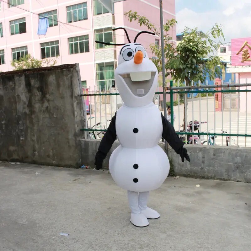 NEW~FROZEN olaf elsa anna mascot costume for party carnival adult – US SELLER!