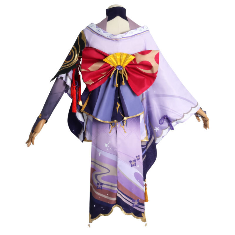 Anime Game Genshin Impact Inazuma Baal Raiden Shogun Cosplay Costume wig Set