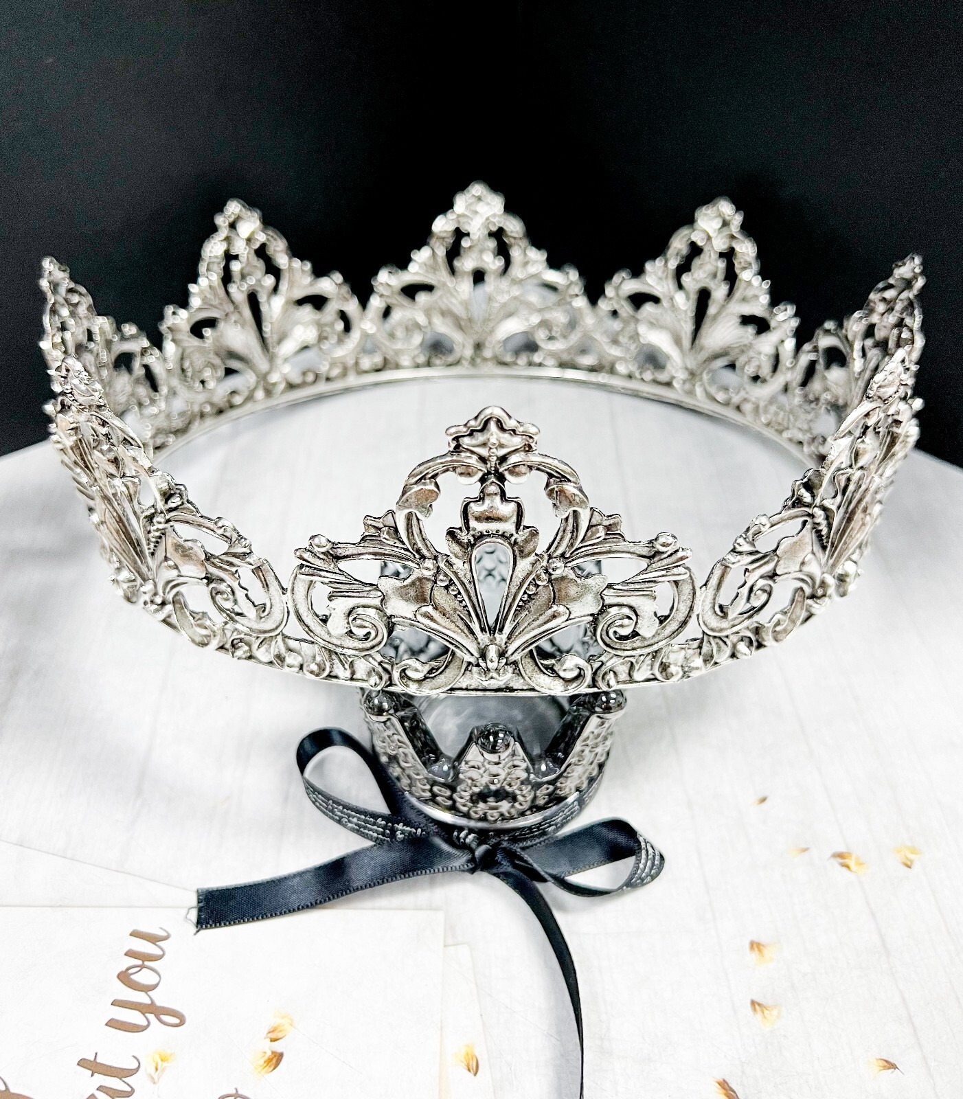 Royal Kings Silver Crown, Costume Party Crown, Ren Faire Crown, Baroque Crown