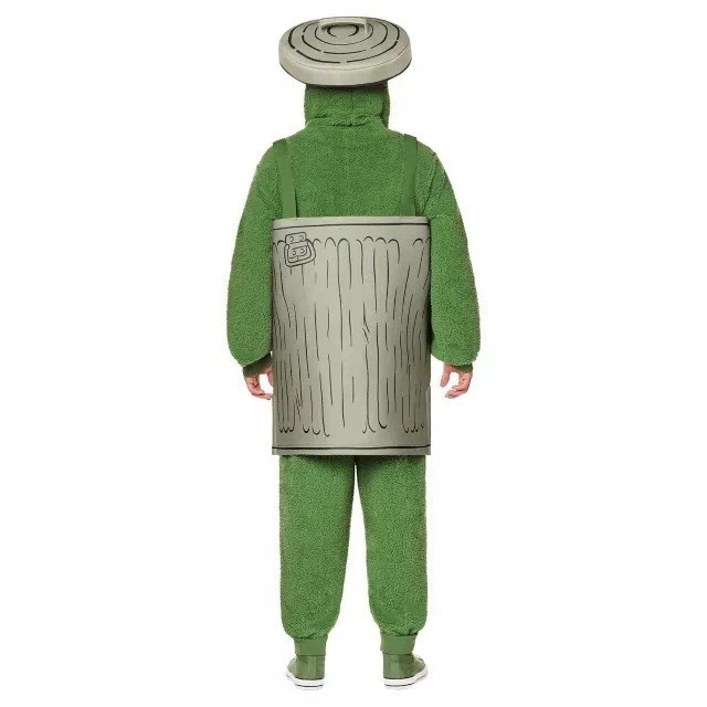Spirit HALLOWEEN- Oscar the Grouch Costume ADULT S/M BRAND NEW SAME DAY SHIPPING