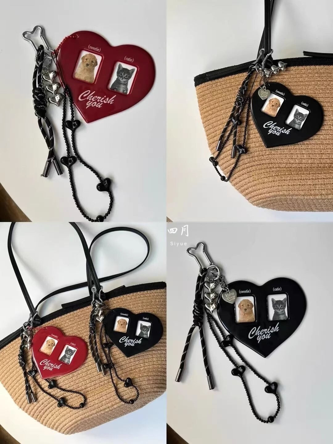 Key Chain Keychain Keyring Bags Charms Pendants Purse Handbag Accessories Couple