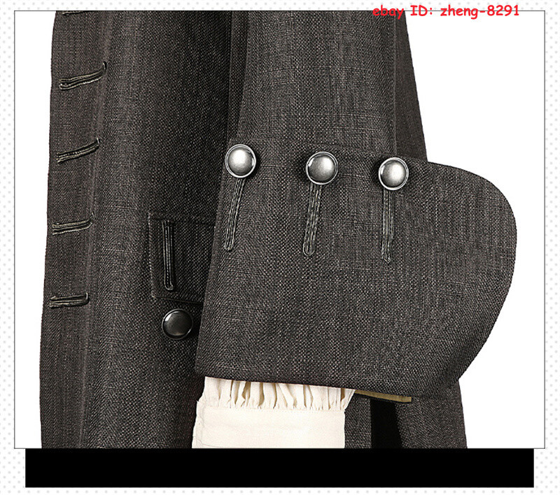 Pirates of the Caribbean Jack Sparrow Cosplay Costume Outfit Halloween Suit Shoe