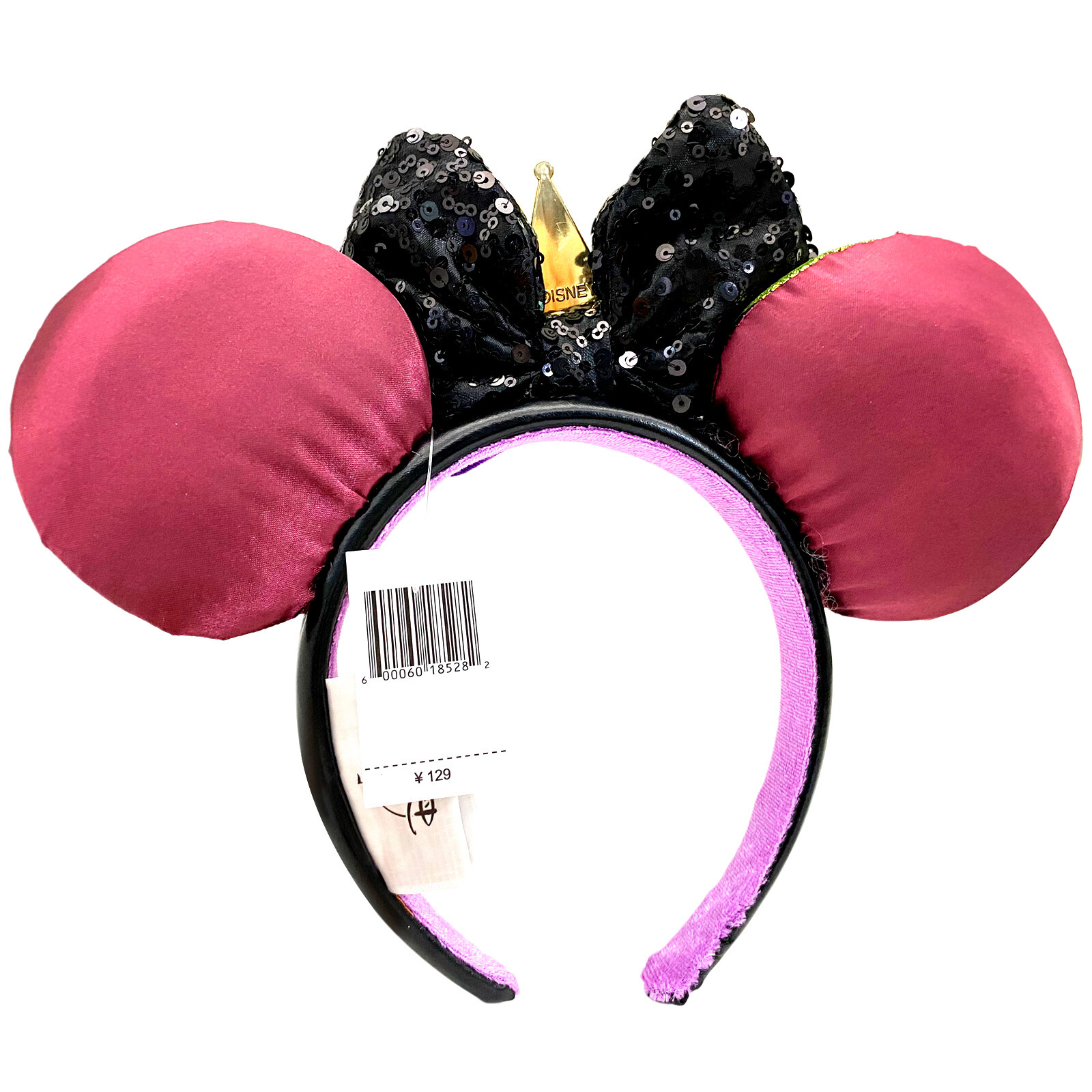 Disney~Parks Poison Apple Ears Snow White Evil Queen Mickey Bow Ears Headband