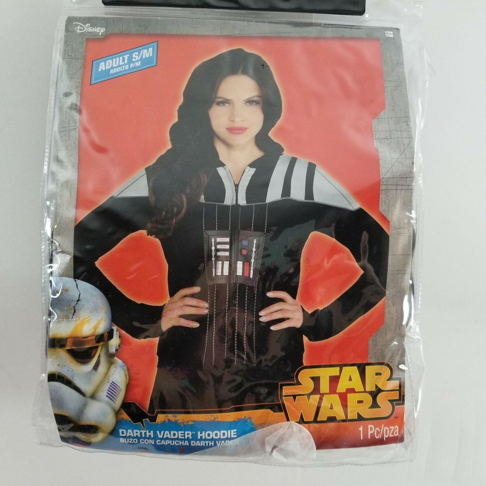 Star Wars Darth Vader Cosplay Costume Hoodie Jacket Hooded Zip Sweatshirt S/M