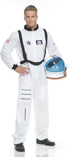 CHARADES ASTRONAUT HALLOWEEN COSTUME MEN’S SIZE X-LARGE (46-48) 58184