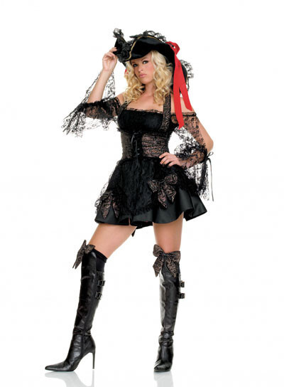 Leg Avenue Luxurious Pirate 2 pc. Costume Size: Large