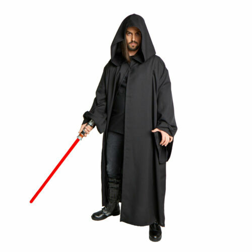Adult Teen Mens Jedi Sith Anakin Emperor STAR WARS Lord Vader Costume Robe Cloak