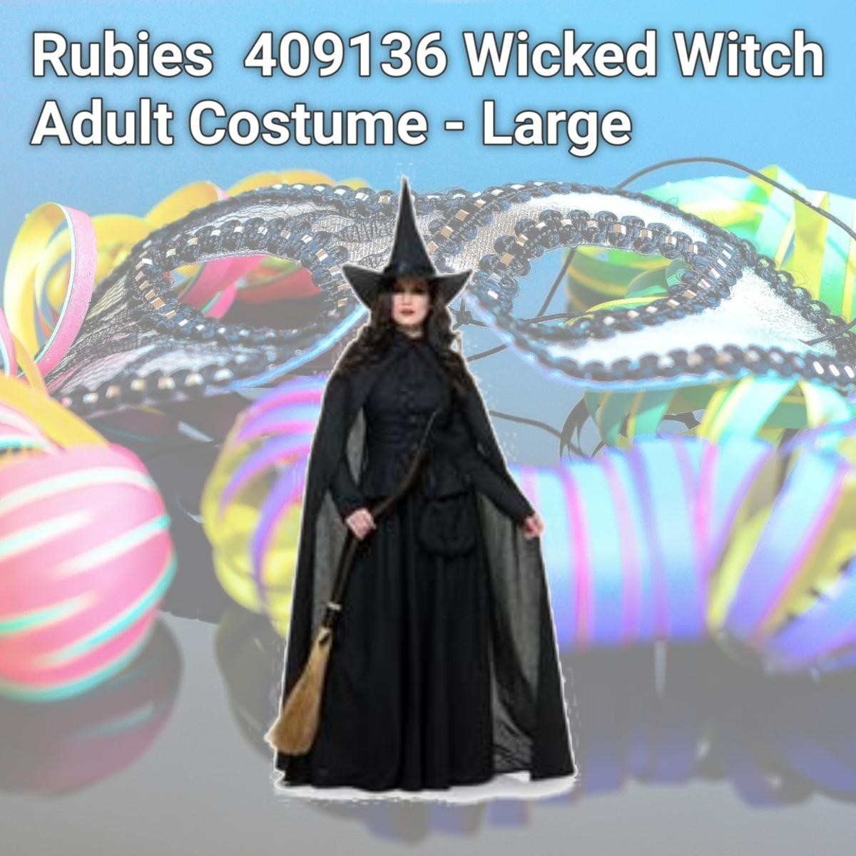 Rubies 409136 Wicked Witch Adult Costume – Large