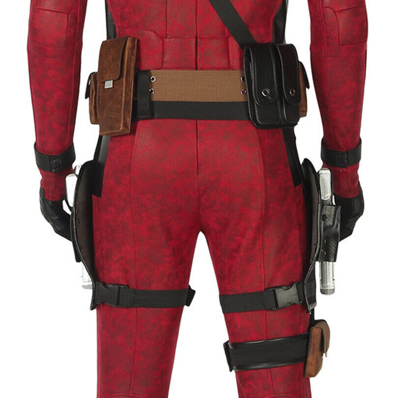 Deadpool Cosplay Props Gloves Battle Belt Holsters Costume Accessory Halloween