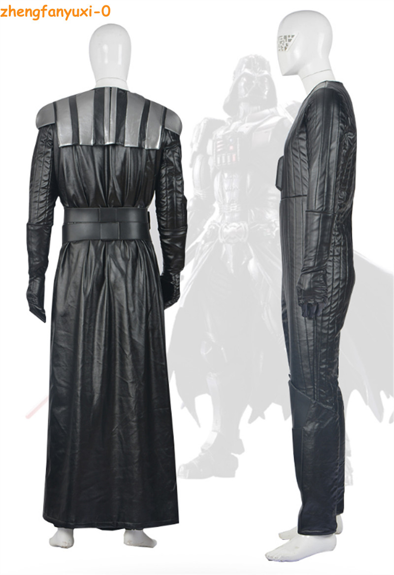 Star Wars Darth Vader Men’s Cosplay Costume Cloak Jumpsuit Accessories Outfits
