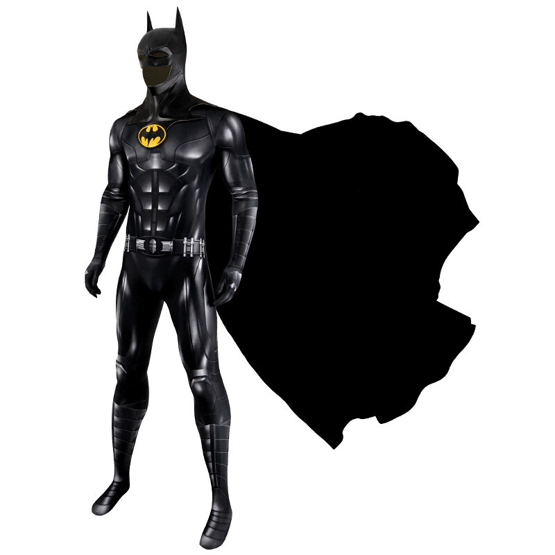 The Flash Series Batman Bruce Wayne Cosplay Deluxe Costume Halloween Outfit