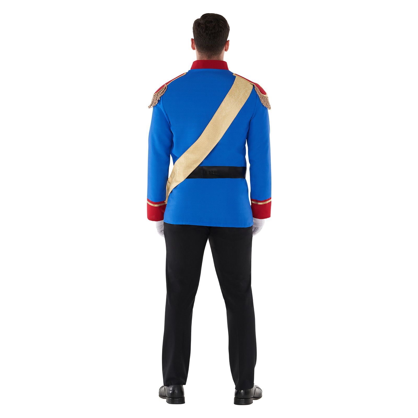 Men`s Prince Charming Costume M-XL Adult Fairy Tale Halloween Outfit Cinderella