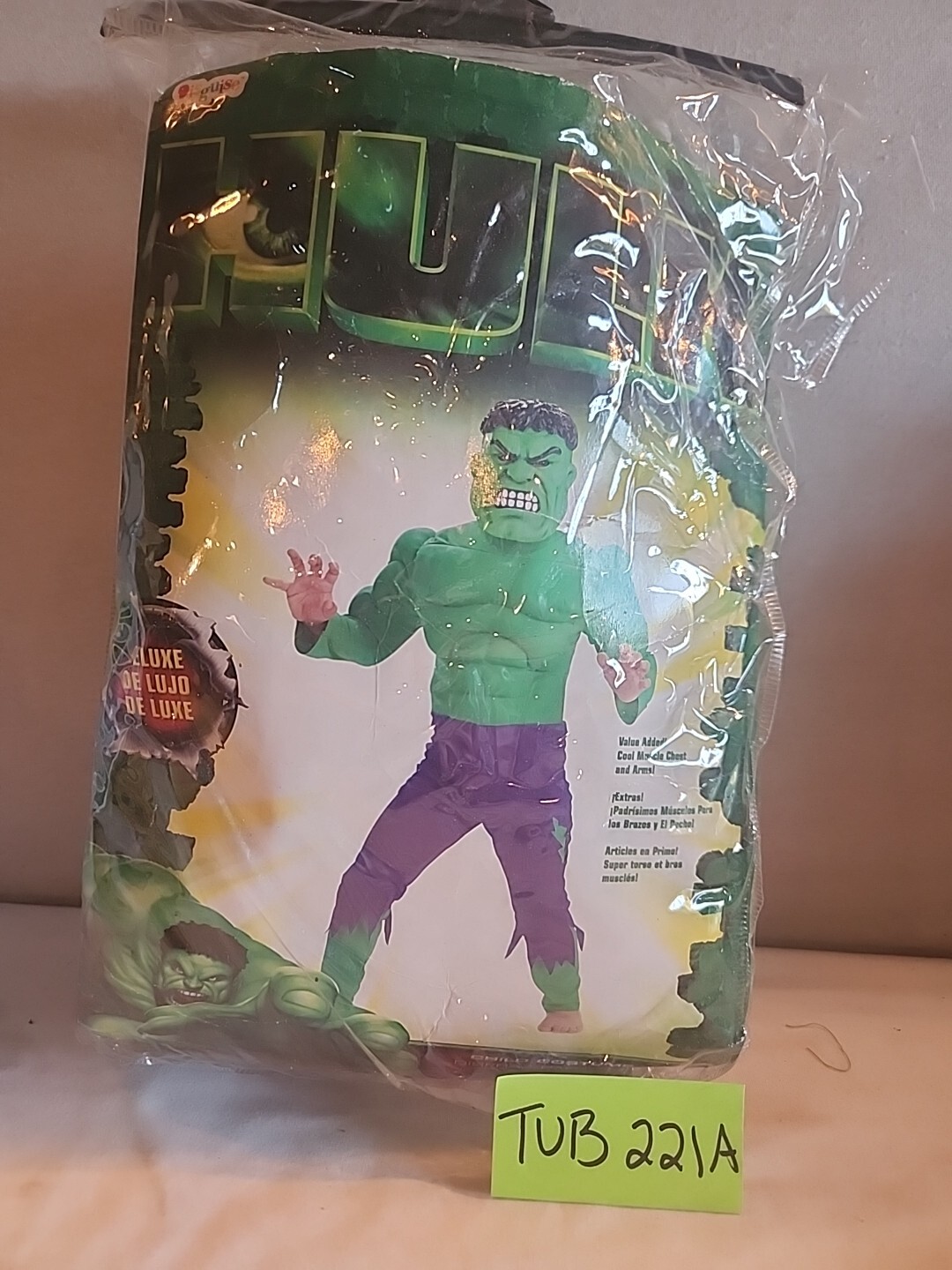 DISGUISE Hulk Costume Child Size 7-10 ( JUMPSUIT ONLY)