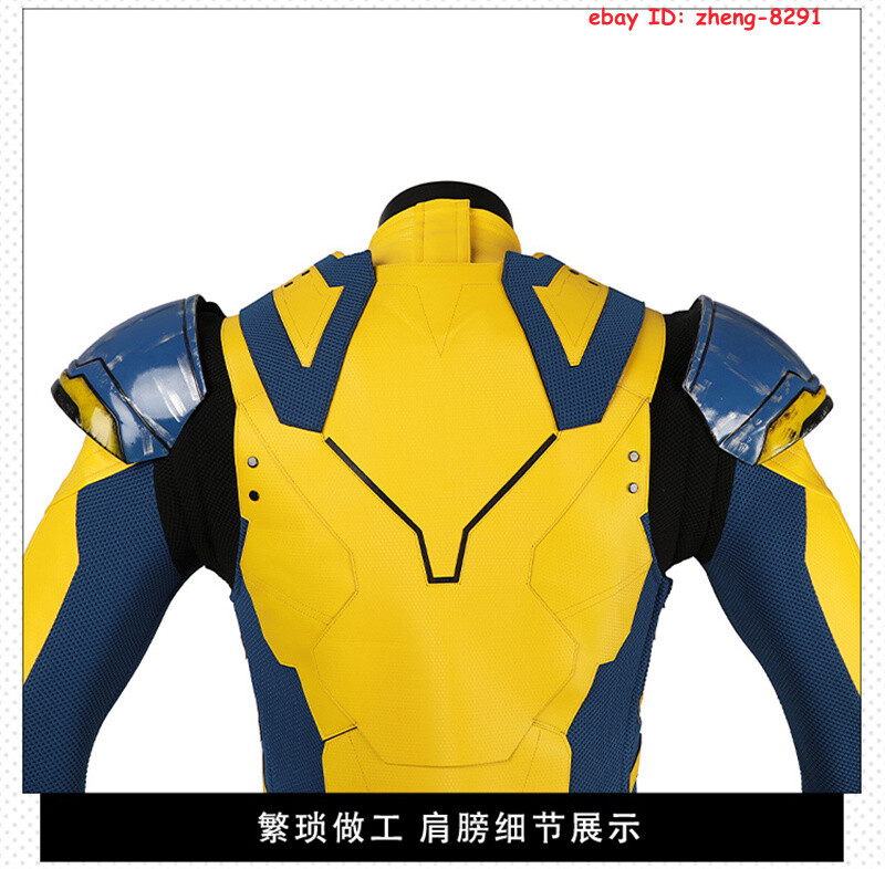 NEW Wolverine Cosplay Costume Outfit Deadpool 3 Halloween Jumpsuit Suit Full Set