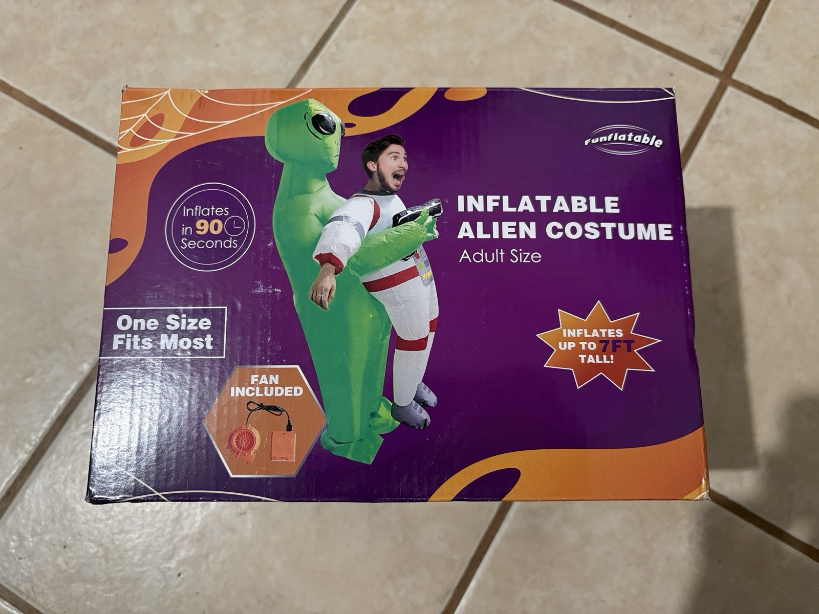 Inflatable Alien Costume Adult Size – One Size Regular Size