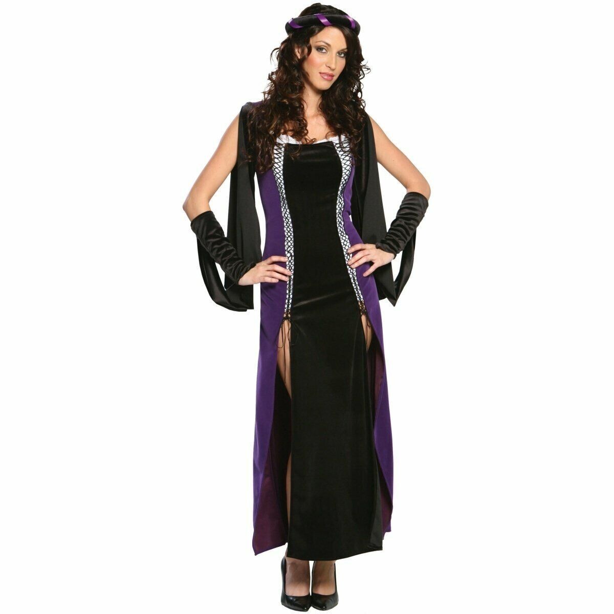 Lady Shallot Renaissance Festival Faire Medieval Halloween Costume Adult L 14-16