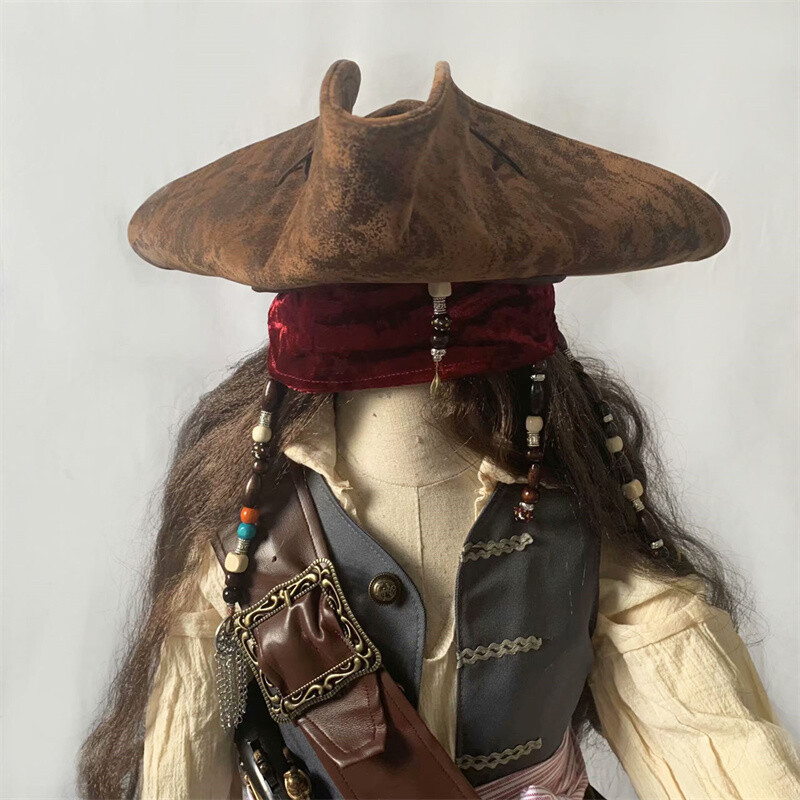 Jack Sparrow Costume Kids Pirates of the Caribbean Cosplay Outfits Halloween