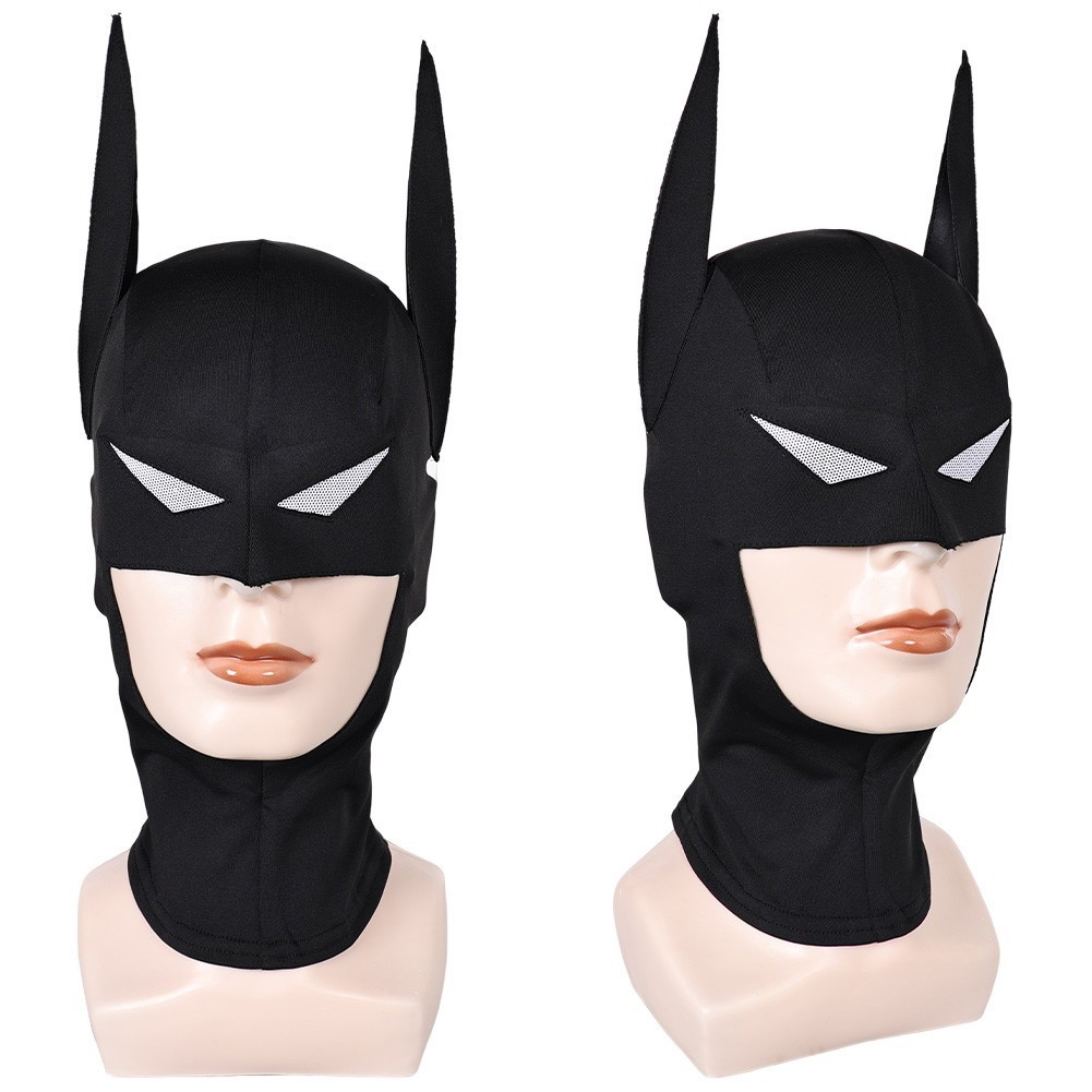Caped Crusader Bruce Wayne Cosplay Black mask Hat Headgear Halloween party Props