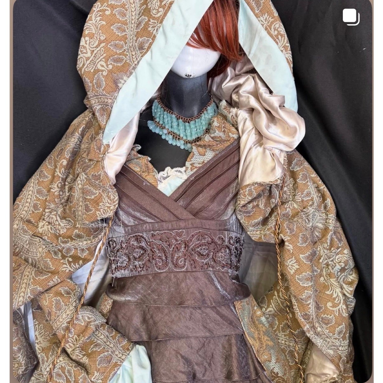 Renaissance High Society Woman – Handmade One-of-a-Kind COSTUME – Womans Medium