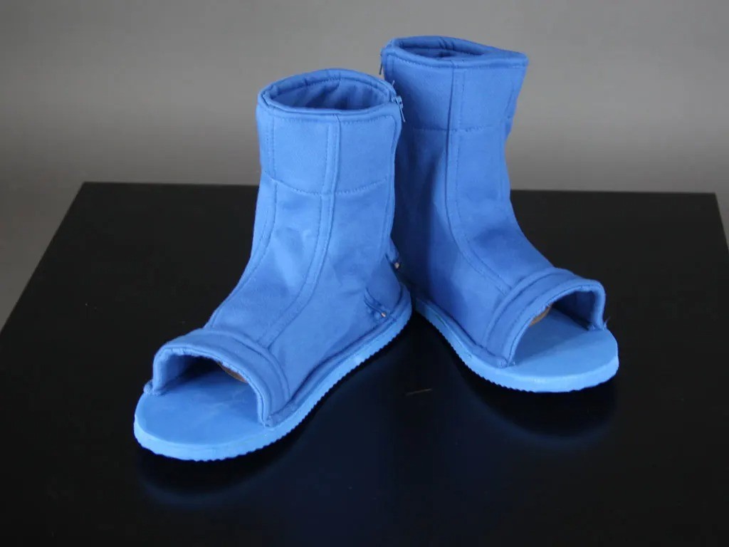 Ourcosplay Cosplay Shoes Akatsuki Nanja Uzumaki Sakura Sasuke Black Blue Cotton