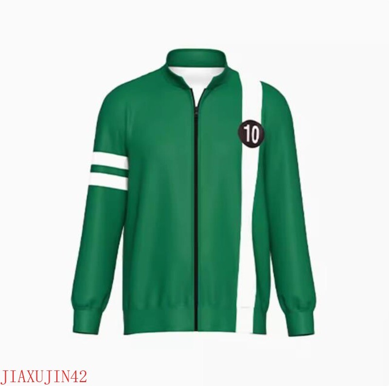 Ben 10 Ultimate Omnitrix Cosplay Costume Zipper Coat Jacket Anime Peripaerals