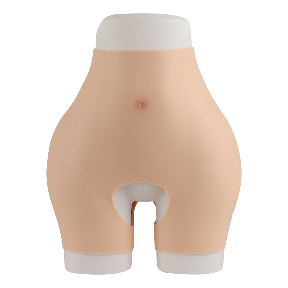 Silicone Buttock Pants Open Crotch Panty Hip Up Underwear Crotch Thickness 3CM