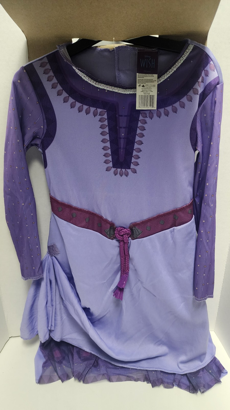 XS (3T-4T) Wish Asha Disney Classic Child Dress Halloween Purple Costume New