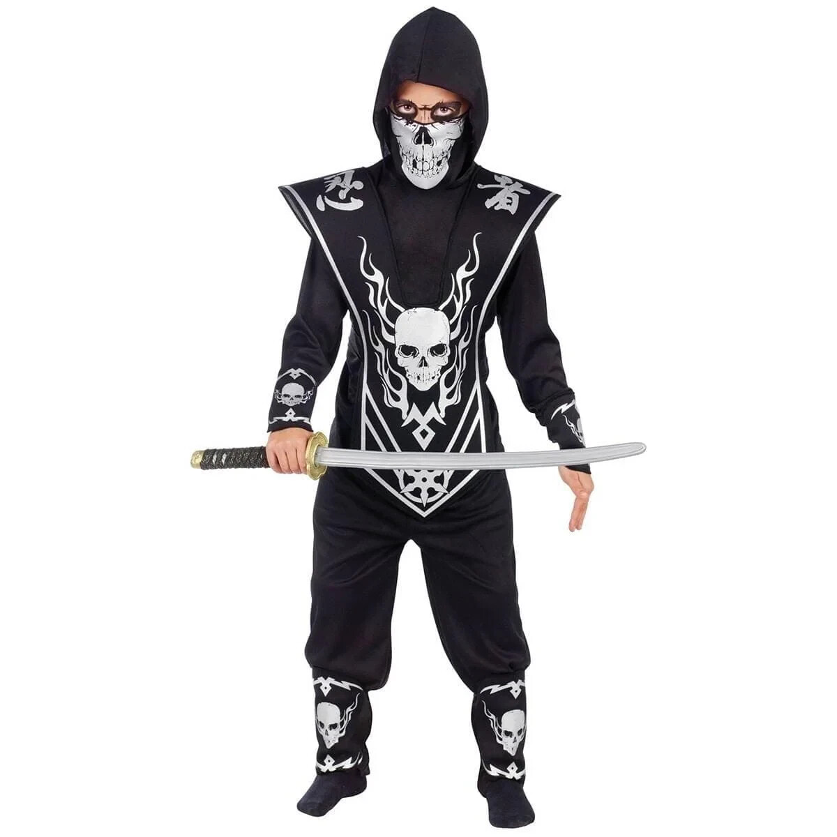 SULL LORD NINJA HALLOWEEN COSPLAY COSTUME CHILD BOYS ( SMALL) BRAND NEW