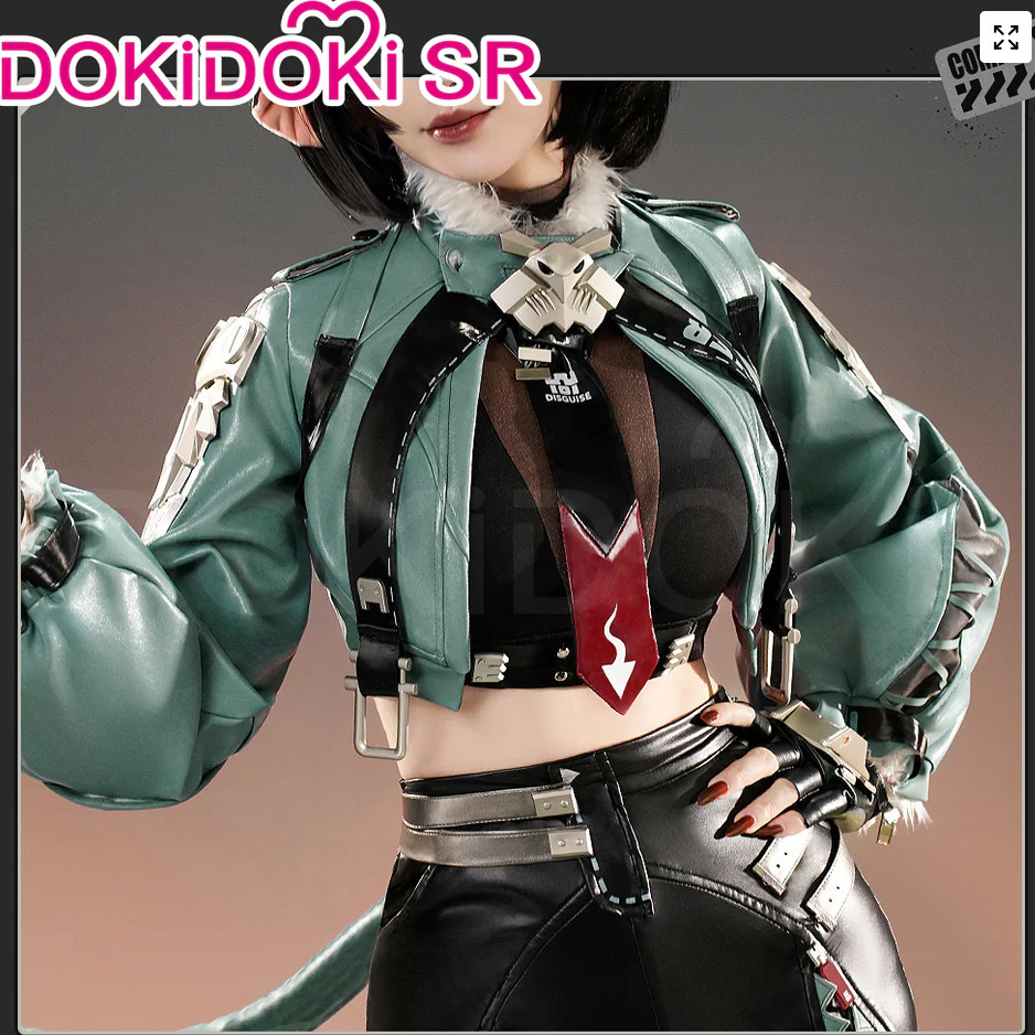 NEW Zenless Zone Zero Jane Doe Cosplay Costume Full Set Doki Doki SR