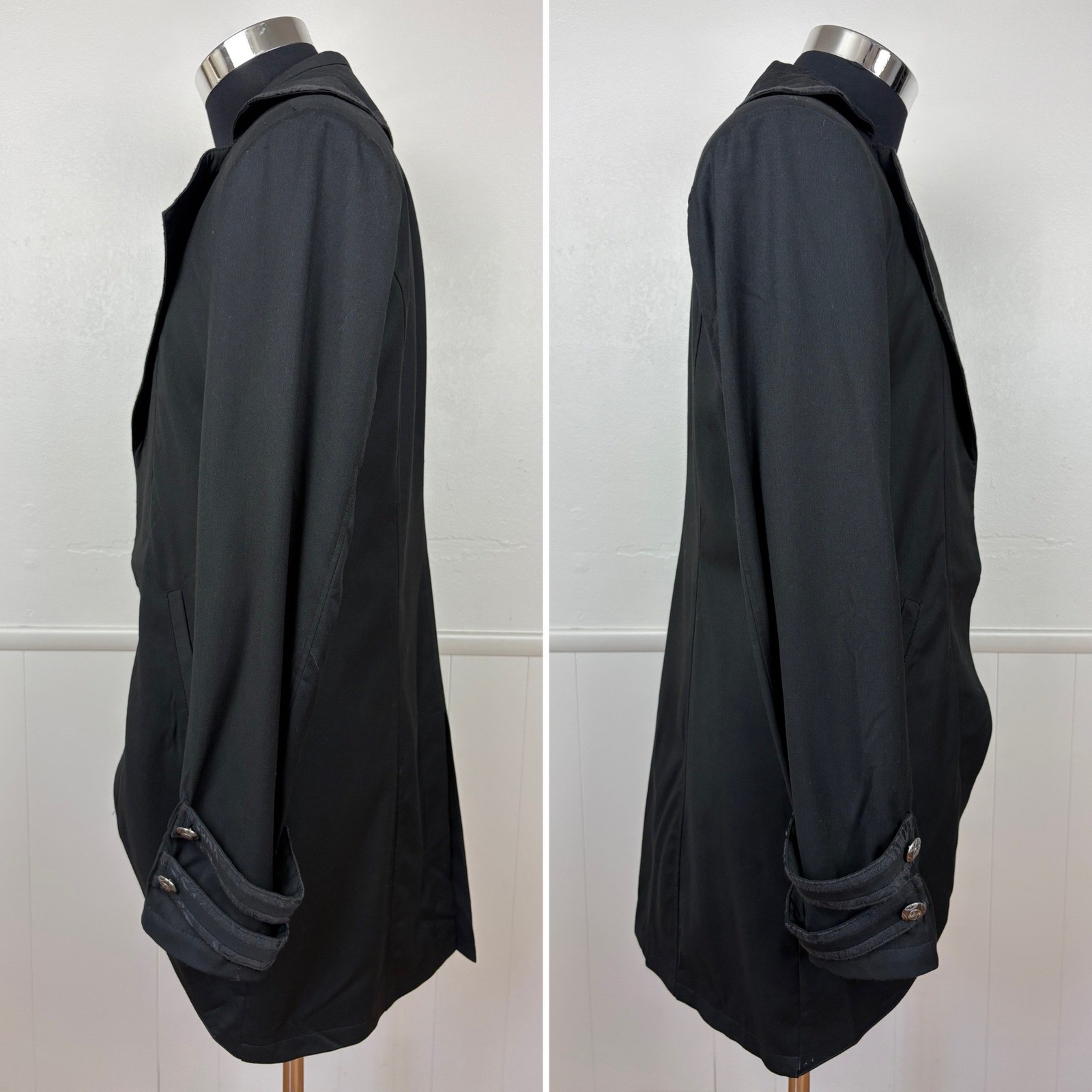 Punk Rave The Draven Men’s Goth Funeral Mourning Jacket Size M Regency Vampire