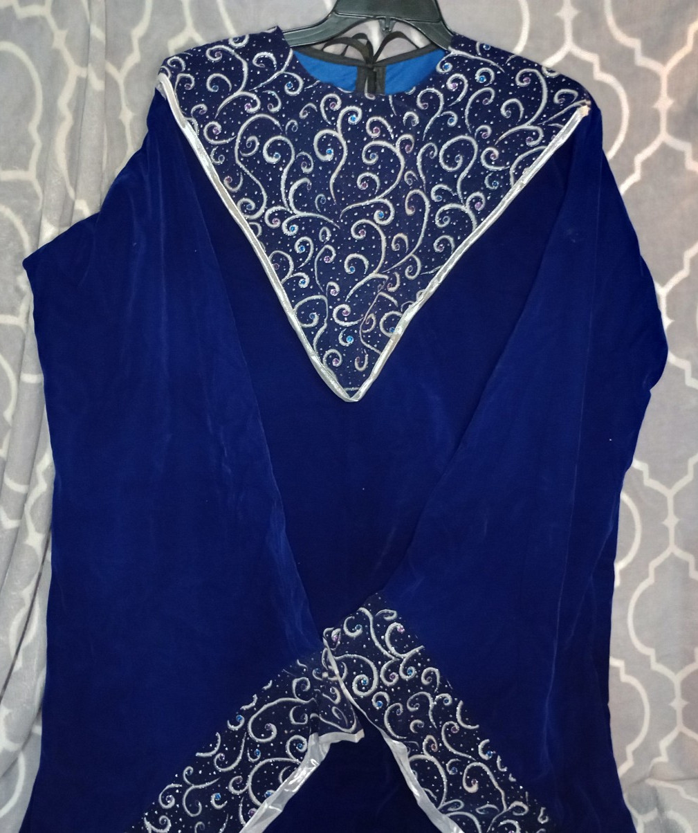 Rubie’s Costume Co. Navy Blue/Silver Velvet Wizard Costume Unisex One Size Adult